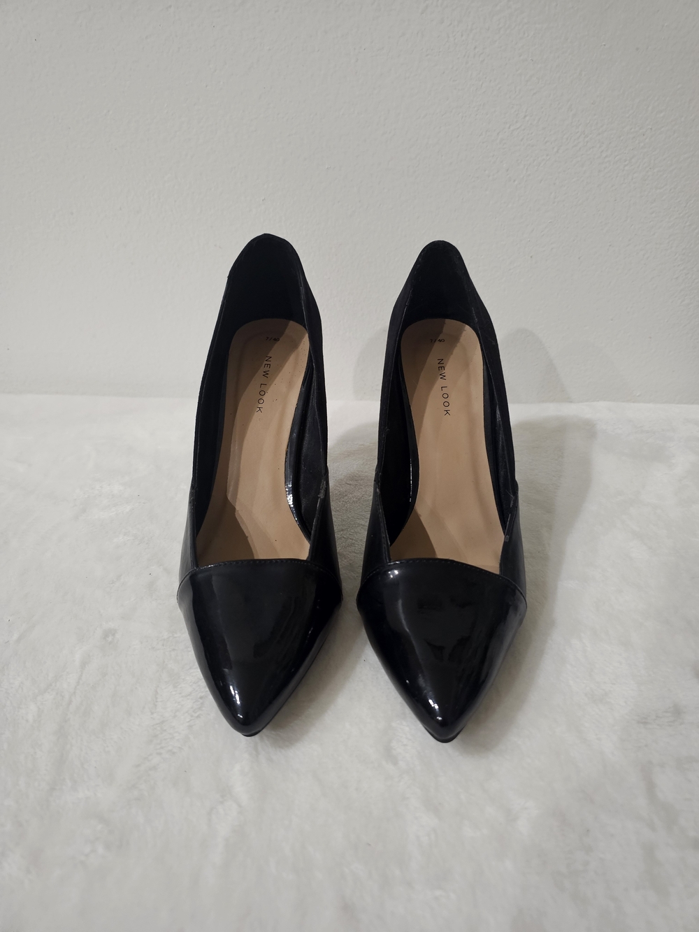New Look Black Pointed Toe Pumps - Classic Women's Heels